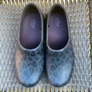 Croc Neria Pro II Graphic work non-slip Clog leopard crocs